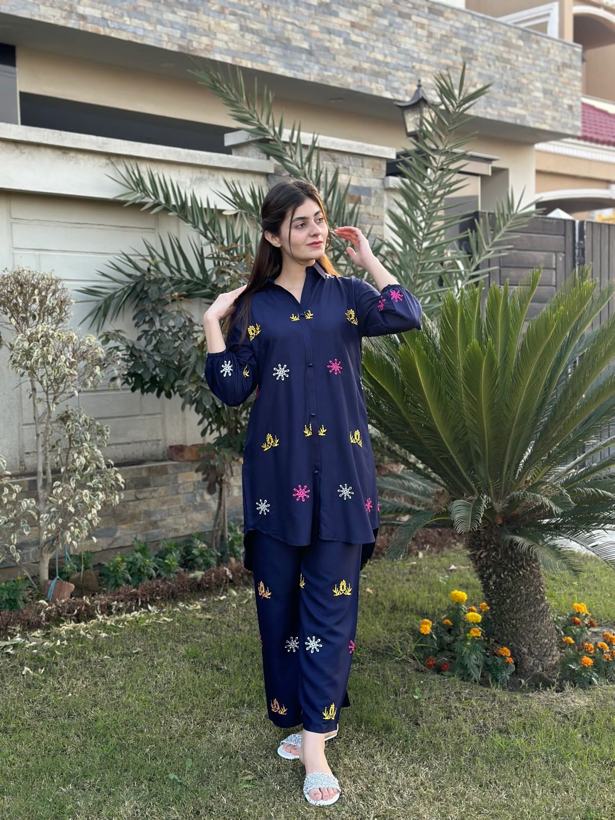 2 pc Rainbow Co Ords (Arabic Lawn)